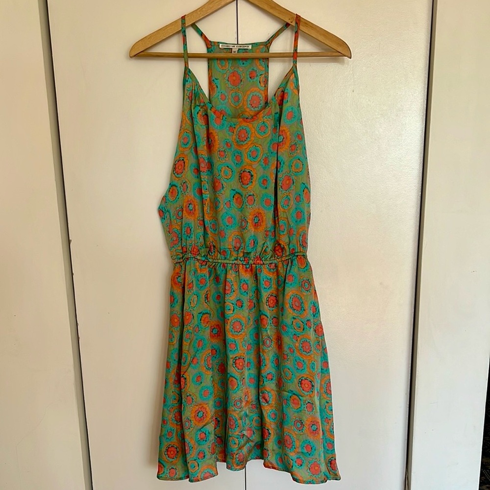 Collective Concepts Vibrant Silky Minidress
